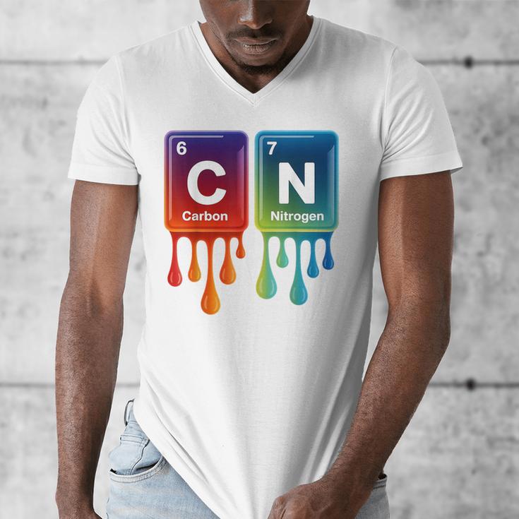 6 7 Science Chemistry Teacher Periodic Table Meme Tee Men's V-Neck T-Shirt, Science Teacher Gifts, funny design