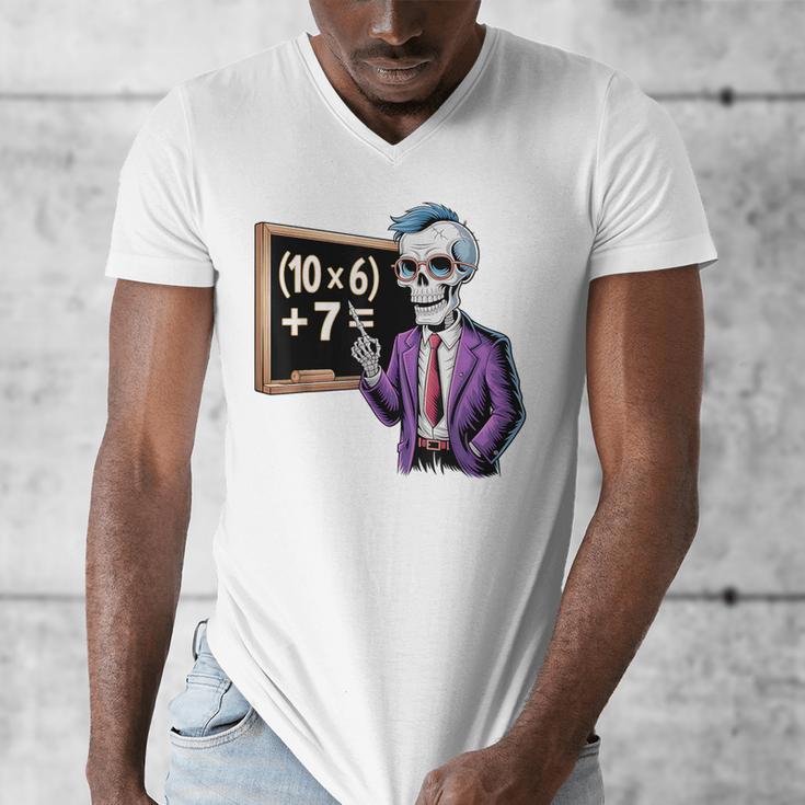 67 Math Teacher Meme Brainrot Six Seven Halloween Equation Men's V-Neck T-Shirt, funny design 67 Math Teacher Meme Brainrot Six Seven Halloween Equation Men's V-Neck T-Shirt, funny design