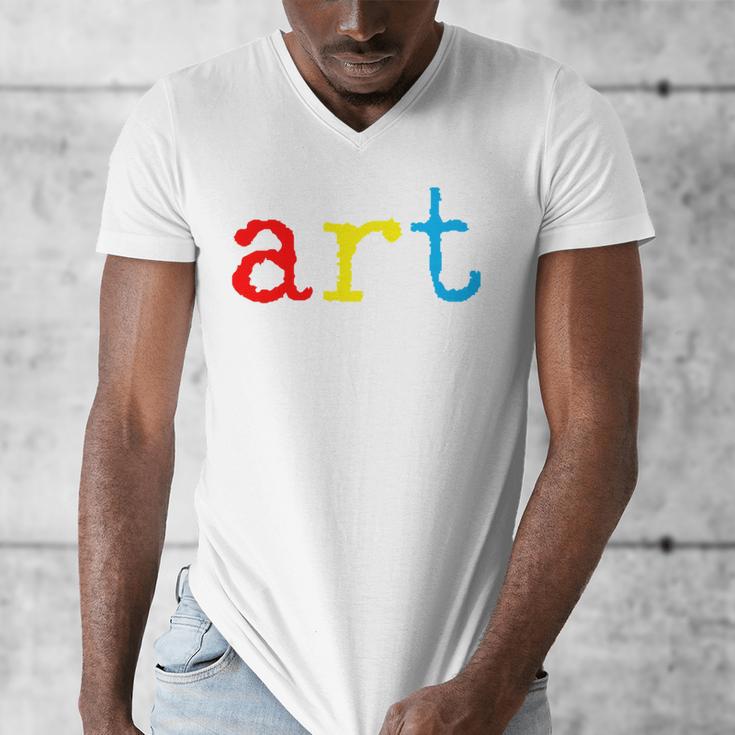 Art Teacher Artists Men's V-Neck T-Shirt, funny design Art Teacher Artists Men's V-Neck T-Shirt, funny design