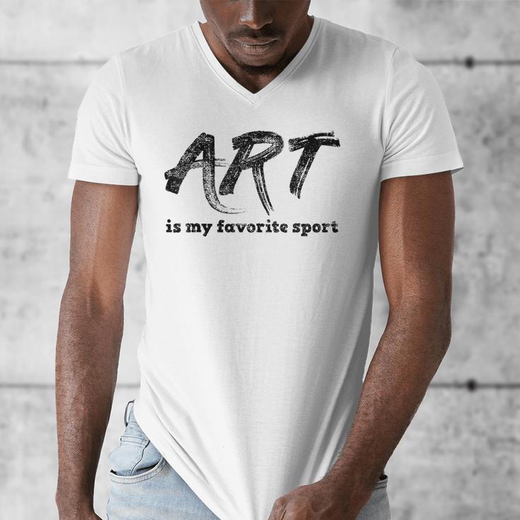 Art Teacher Men's V-Neck T-Shirt, funny design Art Teacher Men's V-Neck T-Shirt, funny design