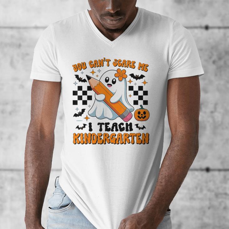 You Can't Scare Me I Teach Kindergarten Teacher Halloween Men's V-Neck T-Shirt, funny design You Can't Scare Me I Teach Kindergarten Teacher Halloween Men's V-Neck T-Shirt, funny design