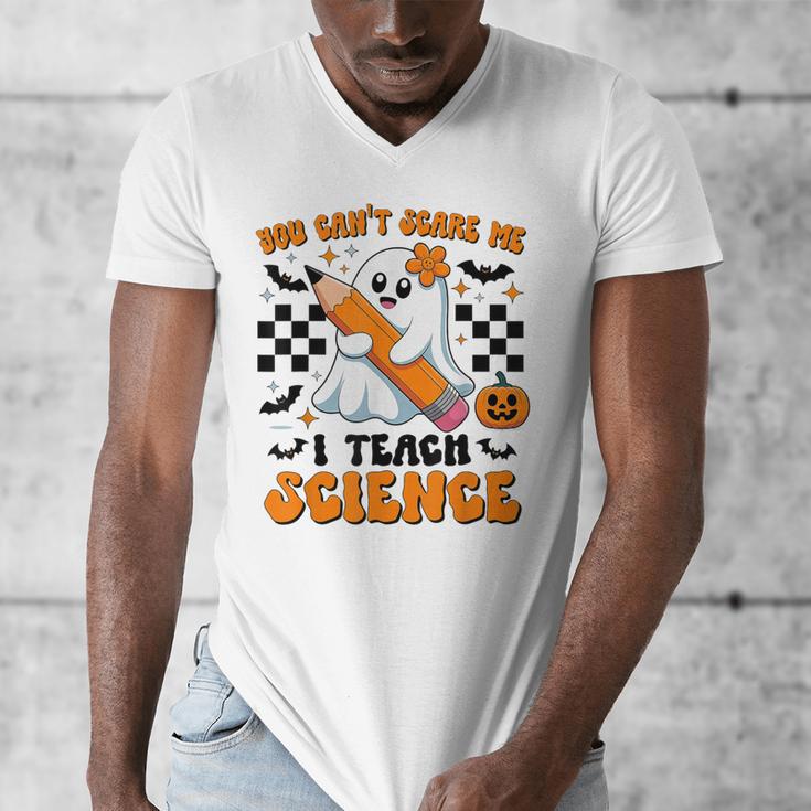 You Can't Scare Me I Teach Science Retro Teacher Halloween Men's V-Neck T-Shirt, Science Teacher Gifts, funny design You Can't Scare Me I Teach Science Retro Teacher Halloween Men's V-Neck T-Shirt, Science Teacher Gifts, funny design