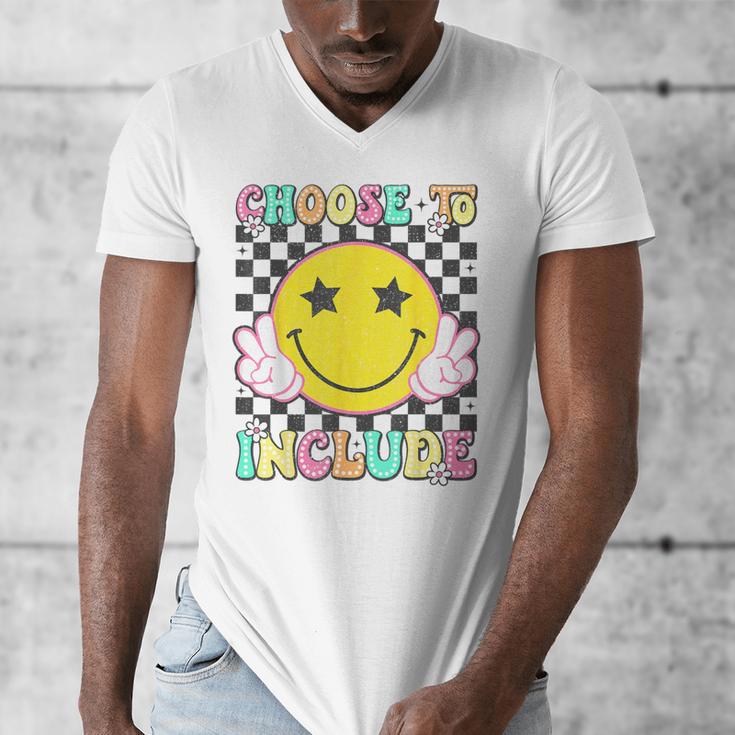 Choose To Include Special Education Teacher Autism Awareness Men's V-Neck T-Shirt, funny design Choose To Include Special Education Teacher Autism Awareness Men's V-Neck T-Shirt, funny design