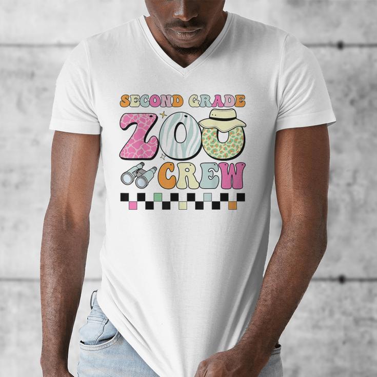 Field Zoo Trip Shirt For Teacher Second Grade Crew Men's V-Neck T-Shirt, funny design Field Zoo Trip Shirt For Teacher Second Grade Crew Men's V-Neck T-Shirt, funny design