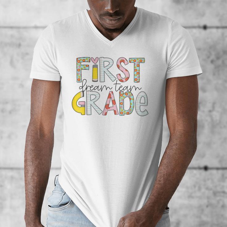 First Grade Dream Team Back To School 1st Grade Teacher Men's V-Neck T-Shirt, First Grade Teacher Gifts, funny design First Grade Dream Team Back To School 1st Grade Teacher Men's V-Neck T-Shirt, First Grade Teacher Gifts, funny design