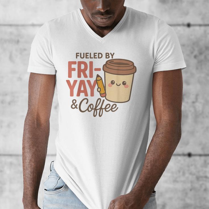 Friyay Teacher Coffee Friday School Cute Fri Yay Men's V-Neck T-Shirt, funny design Friyay Teacher Coffee Friday School Cute Fri Yay Men's V-Neck T-Shirt, funny design