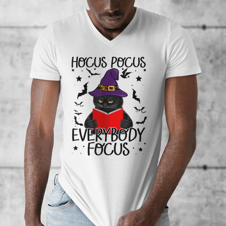 Hocus Pocus Everybody Focus Halloween Teacher For Men Women Men's V-Neck T-Shirt, funny design Hocus Pocus Everybody Focus Halloween Teacher For Men Women Men's V-Neck T-Shirt, funny design