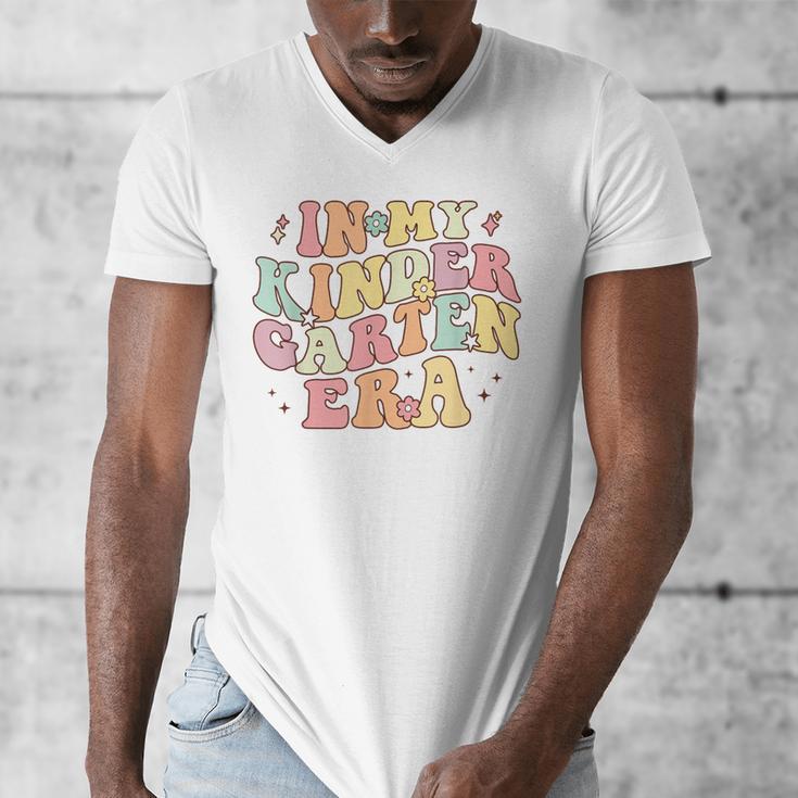 In My Kindergarten Era Retro Back To School Teacher Student Men's V-Neck T-Shirt, funny design In My Kindergarten Era Retro Back To School Teacher Student Men's V-Neck T-Shirt, funny design