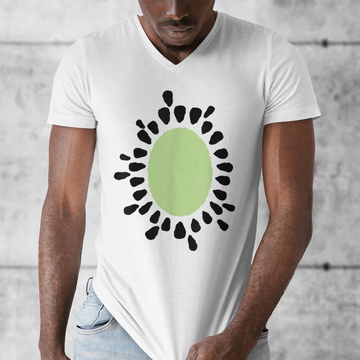 Kiwi Easy Costume Halloween Fruit Lover School Teacher Fun Men's V-Neck T-Shirt, funny design Kiwi Easy Costume Halloween Fruit Lover School Teacher Fun Men's V-Neck T-Shirt, funny design