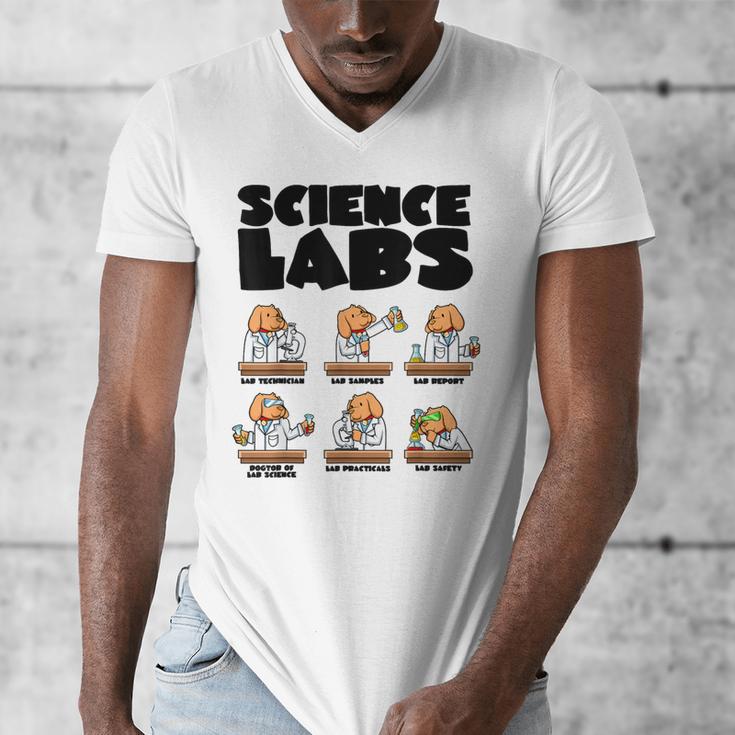 Labrador Retriever Science Labs Dog Lover Teacher Men's V-Neck T-Shirt, Science Teacher Gifts, funny design Labrador Retriever Science Labs Dog Lover Teacher Men's V-Neck T-Shirt, Science Teacher Gifts, funny design