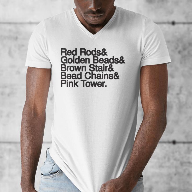 Montessori Helvetica Education Teacher Men's V-Neck T-Shirt, funny design Montessori Helvetica Education Teacher Men's V-Neck T-Shirt, funny design