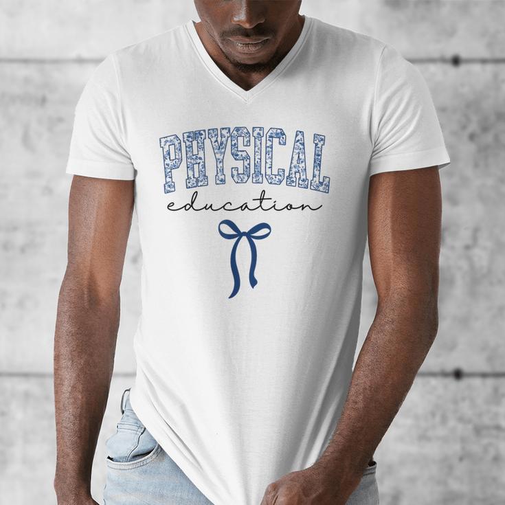 Physical Education PE Teacher PHYS Ed Student Graduation Men's V-Neck T-Shirt, Pe Teacher Gifts, funny design Physical Education PE Teacher PHYS Ed Student Graduation Men's V-Neck T-Shirt, Pe Teacher Gifts, funny design