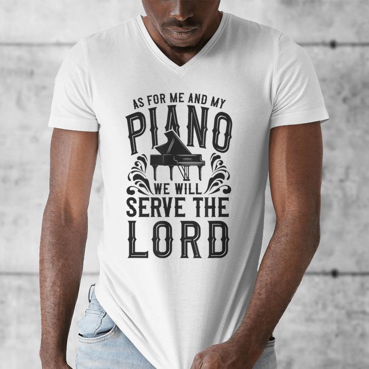 Piano Teacher Pianist Men's V-Neck T-Shirt, funny design