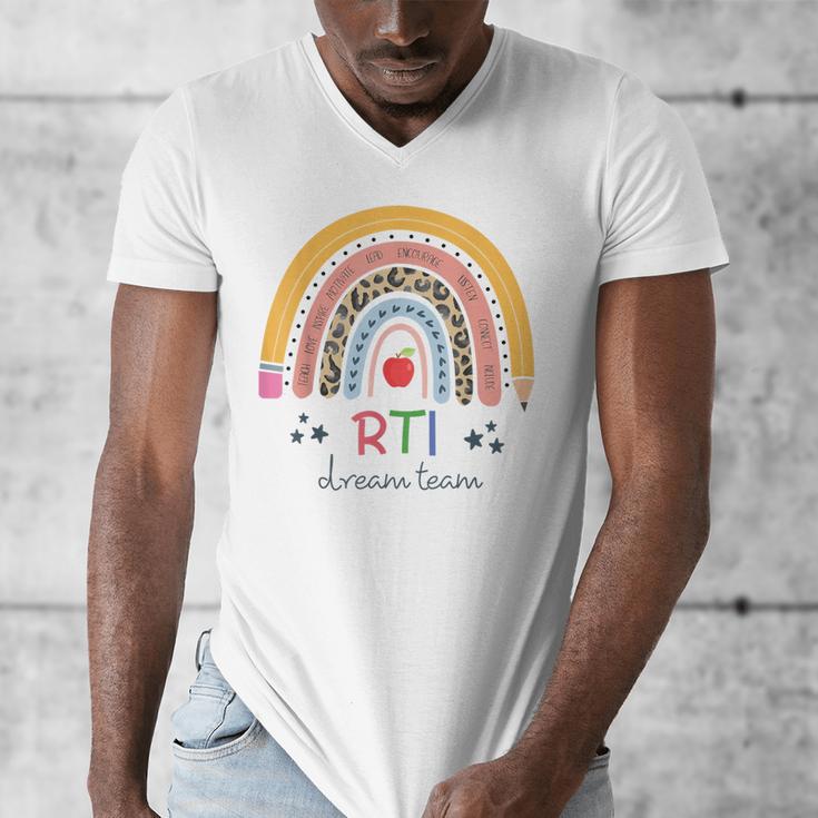 RTI Team RTI Teacher Rti Response To Intervention Teac Men's V-Neck T-Shirt, funny design