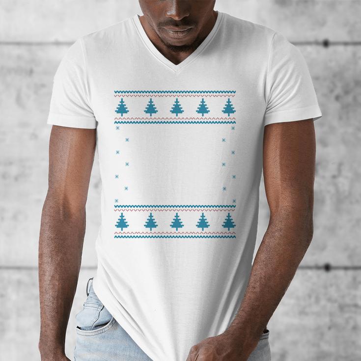 Santas Favorite Band Teacher Christmas Men's V-Neck T-Shirt, funny design