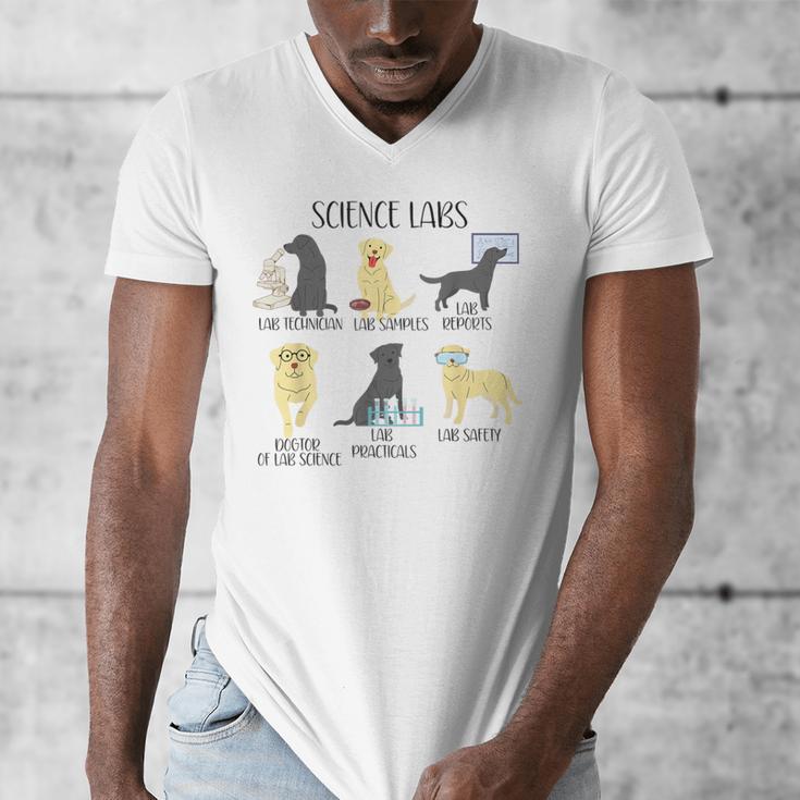 Science Labs Dogs Labrador Retriever Science Teacher Men's V-Neck T-Shirt, Science Teacher Gifts, funny design Science Labs Dogs Labrador Retriever Science Teacher Men's V-Neck T-Shirt, Science Teacher Gifts, funny design