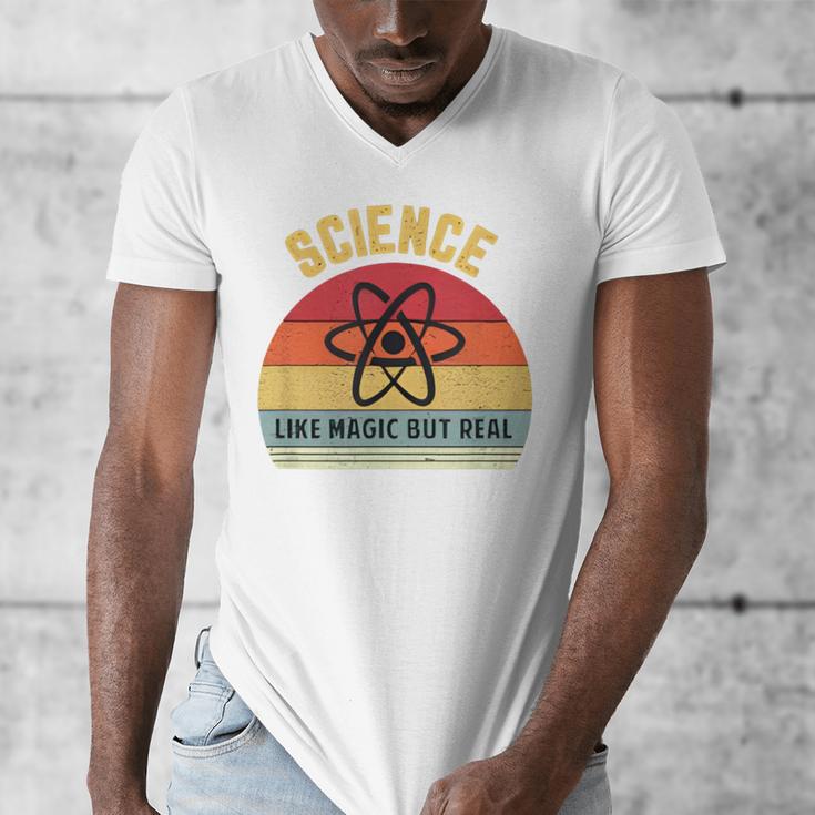 Science Like Magic But Real Science Teacher Graphics Geek Men's V-Neck T-Shirt, Science Teacher Gifts, funny design Science Like Magic But Real Science Teacher Graphics Geek Men's V-Neck T-Shirt, Science Teacher Gifts, funny design