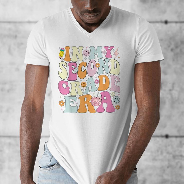 In My Second Grade Era 2nd Grade Girl Teacher Back To School Men's V-Neck T-Shirt, 2nd Grade Teacher Gifts, funny design
