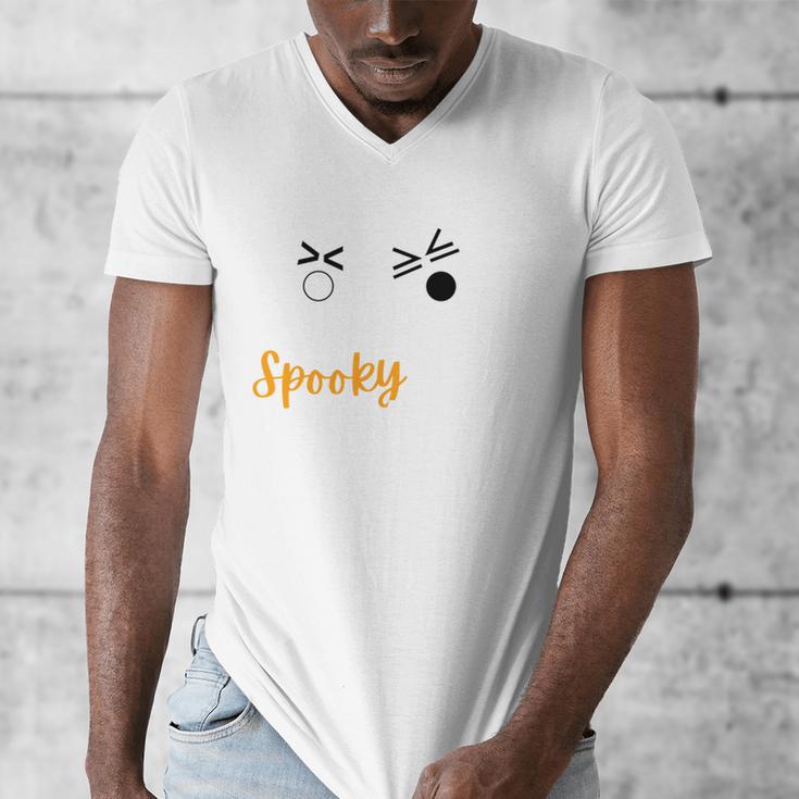 Spooky Inequalities Ghosts Halloween Math Teacher Men's V-Neck T-Shirt, funny design Spooky Inequalities Ghosts Halloween Math Teacher Men's V-Neck T-Shirt, funny design