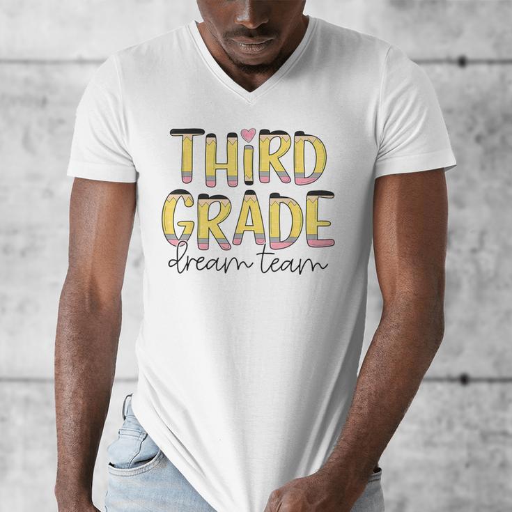 Third Grade Dream Team 3rd Grade Teacher Back To School Kids Men's V-Neck T-Shirt, funny design Third Grade Dream Team 3rd Grade Teacher Back To School Kids Men's V-Neck T-Shirt, funny design