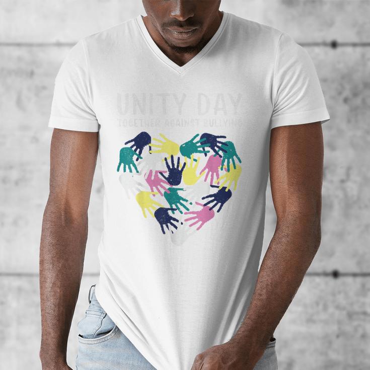 Together Against Bullying Unity Day Teachers Kids Toddler Men's V-Neck T-Shirt, funny design Together Against Bullying Unity Day Teachers Kids Toddler Men's V-Neck T-Shirt, funny design
