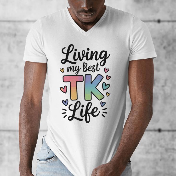 Transitional Kindergarten TK Teacher Men's V-Neck T-Shirt, funny design Transitional Kindergarten TK Teacher Men's V-Neck T-Shirt, funny design