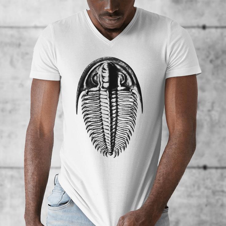 Trilobite Fossil Geology Teacher Student Geologist Men's V-Neck T-Shirt, funny design Trilobite Fossil Geology Teacher Student Geologist Men's V-Neck T-Shirt, funny design