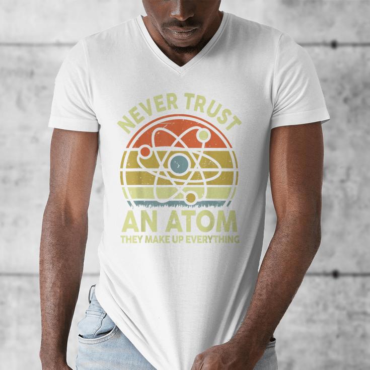 Never Trust An Atom Physics Jokes Science Teacher Men's V-Neck T-Shirt, Science Teacher Gifts, funny design Never Trust An Atom Physics Jokes Science Teacher Men's V-Neck T-Shirt, Science Teacher Gifts, funny design