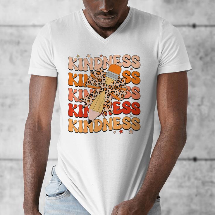Unity Day Orange Kindness Teacher Bow Anti Bullying Be Kind Men's V-Neck T-Shirt, funny design Unity Day Orange Kindness Teacher Bow Anti Bullying Be Kind Men's V-Neck T-Shirt, funny design