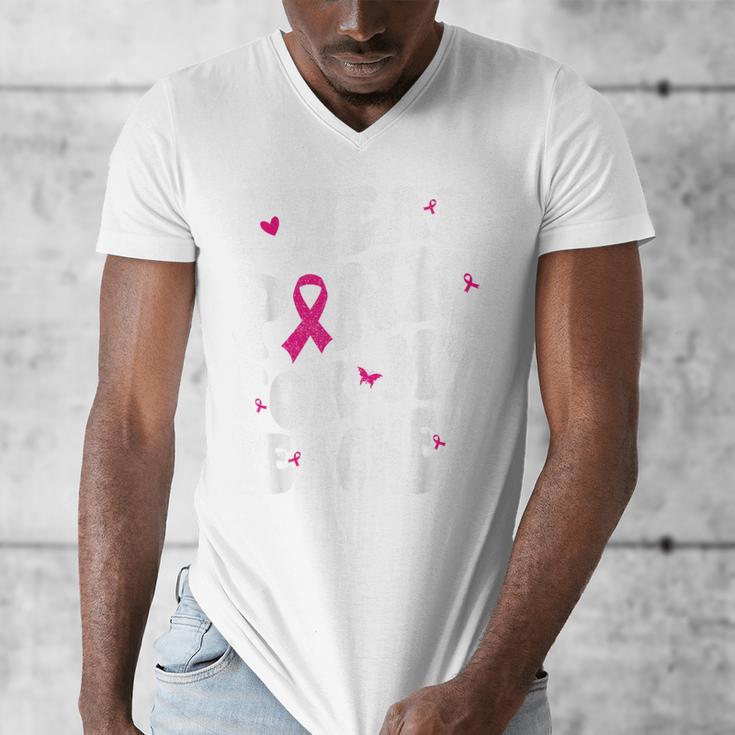 I Wear Pink For My Teacher Breast Cancer Awareness Support Men Women Men's V-Neck T-Shirt, funny design I Wear Pink For My Teacher Breast Cancer Awareness Support Men Women Men's V-Neck T-Shirt, funny design