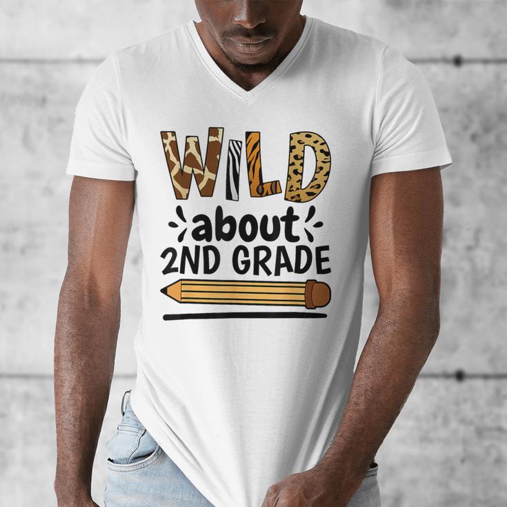 Wild About 2Nd Grade School Grade Teacher Men's V-Neck T-Shirt, 2nd Grade Teacher Gifts, funny design Wild About 2Nd Grade School Grade Teacher Men's V-Neck T-Shirt, 2nd Grade Teacher Gifts, funny design