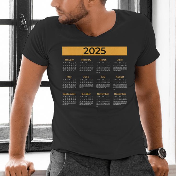 2025 Calendar For Planners Teachers Offices Months Men's V-Neck T-Shirt, gift for family, gift for coworker 2025 Calendar For Planners Teachers Offices Months Men's V-Neck T-Shirt, gift for family, gift for coworker