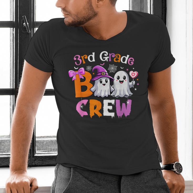 3rd Grade Boo Crew Third Grade Halloween Costume Teacher Kid Men's V-Neck T-Shirt, gift for family, gift for coworker 3rd Grade Boo Crew Third Grade Halloween Costume Teacher Kid Men's V-Neck T-Shirt, gift for family, gift for coworker