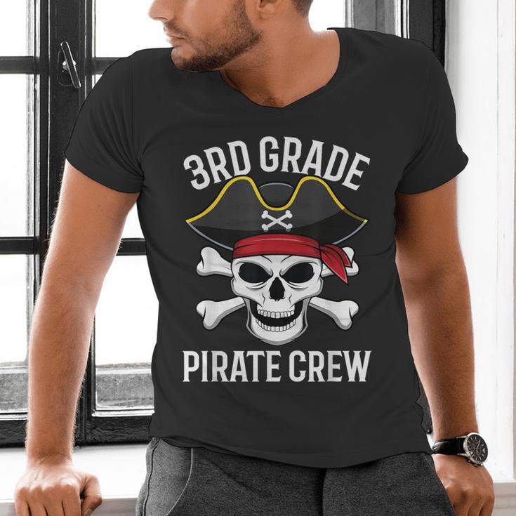 3rd Grade Pirate Crew Halloween Costume Student Teacher Men's V-Neck T-Shirt, gift for family, gift for coworker 3rd Grade Pirate Crew Halloween Costume Student Teacher Men's V-Neck T-Shirt, gift for family, gift for coworker