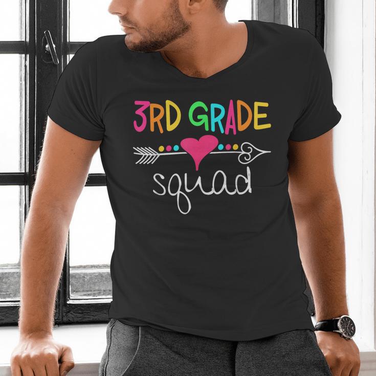 3rd Grade Squad Third Teacher Student Team Back To School Men's V-Neck T-Shirt, gift for family, gift for coworker 3rd Grade Squad Third Teacher Student Team Back To School Men's V-Neck T-Shirt, gift for family, gift for coworker
