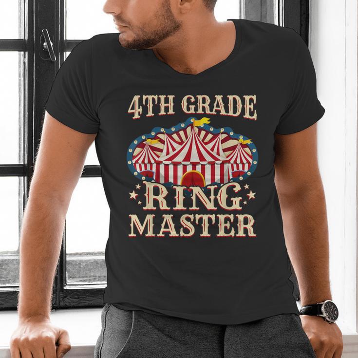 4th Grade Ringmaster Shirt 4th Grade Teacher Shirts Teacher Men Women Kids Men's V-Neck T-Shirt, 4th Grade Teacher Shirts, gift for family, gift for coworker