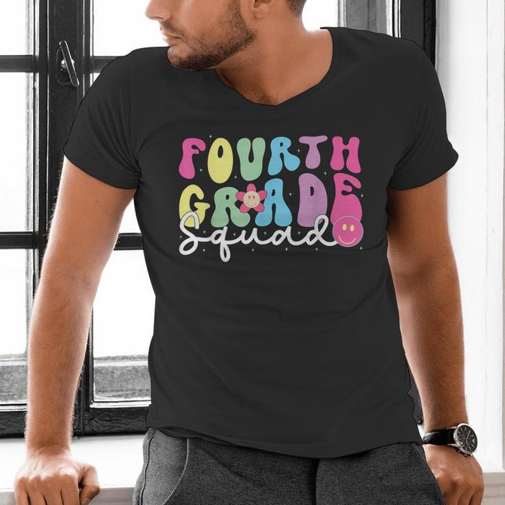 4th Grade Squad Fourth Teacher Student Team Back To School Men's V-Neck T-Shirt, 4th Grade Teacher Shirts, gift for family, gift for coworker 4th Grade Squad Fourth Teacher Student Team Back To School Men's V-Neck T-Shirt, 4th Grade Teacher Shirts, gift for family, gift for coworker