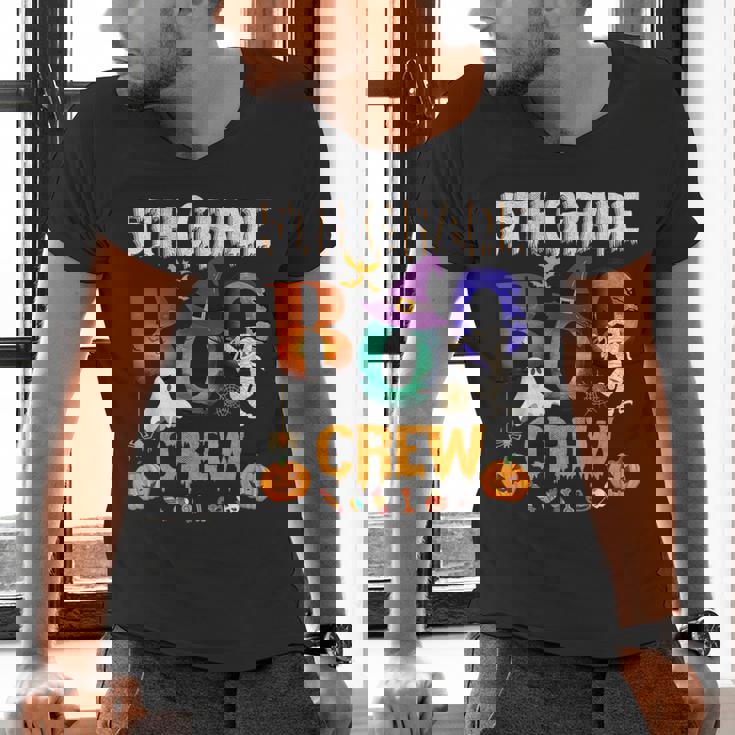 5th Grade Boo Crew Teacher Student Halloween Costume For Men Women Kids Men&#x27;s V-Neck T-Shirt, gift for family, gift for coworker