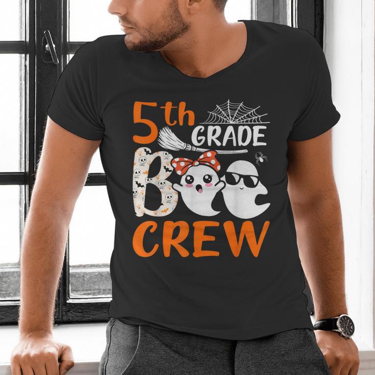 5th Grade Boo Crew Teachers Students Ghost Halloween Men's V-Neck T-Shirt, gift for family, gift for coworker 5th Grade Boo Crew Teachers Students Ghost Halloween Men's V-Neck T-Shirt, gift for family, gift for coworker
