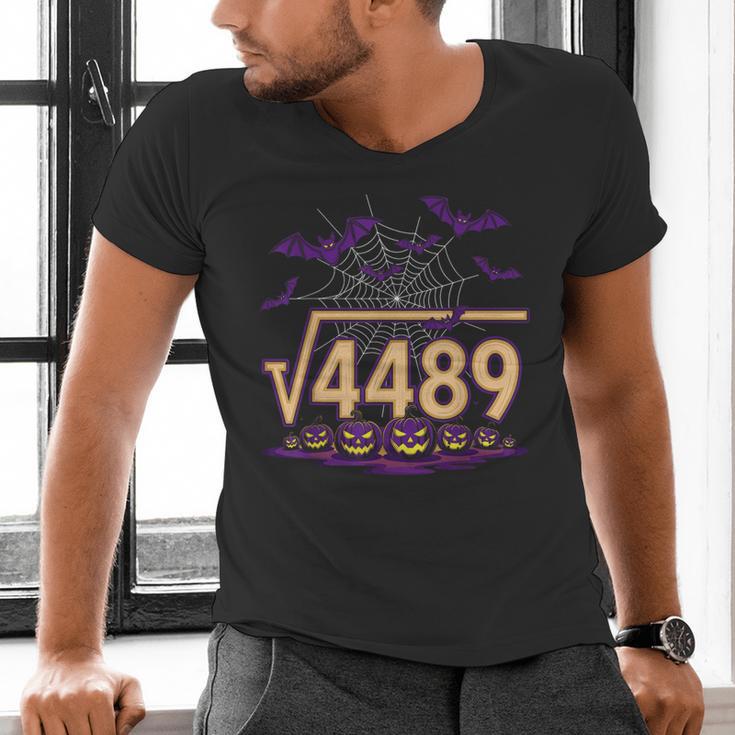 67 Meme Math Teacher Square Root 4489 Halloween Men's V-Neck T-Shirt, gift for family, gift for coworker 67 Meme Math Teacher Square Root 4489 Halloween Men's V-Neck T-Shirt, gift for family, gift for coworker
