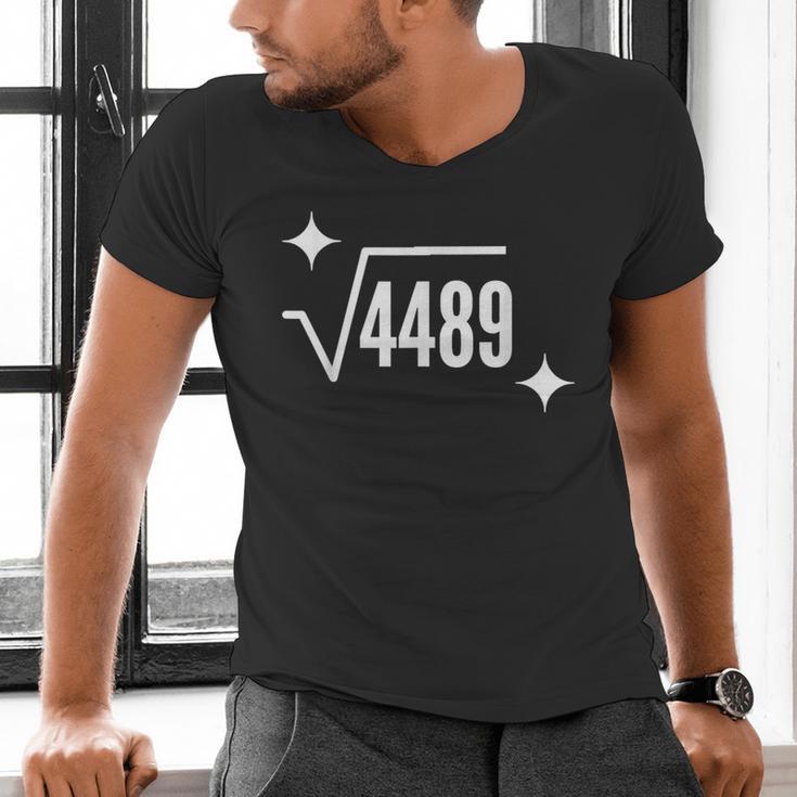 67 Meme Square Root 4489 Slang Math Teacher Men Women Men's V-Neck T-Shirt, gift for family, gift for coworker 67 Meme Square Root 4489 Slang Math Teacher Men Women Men's V-Neck T-Shirt, gift for family, gift for coworker