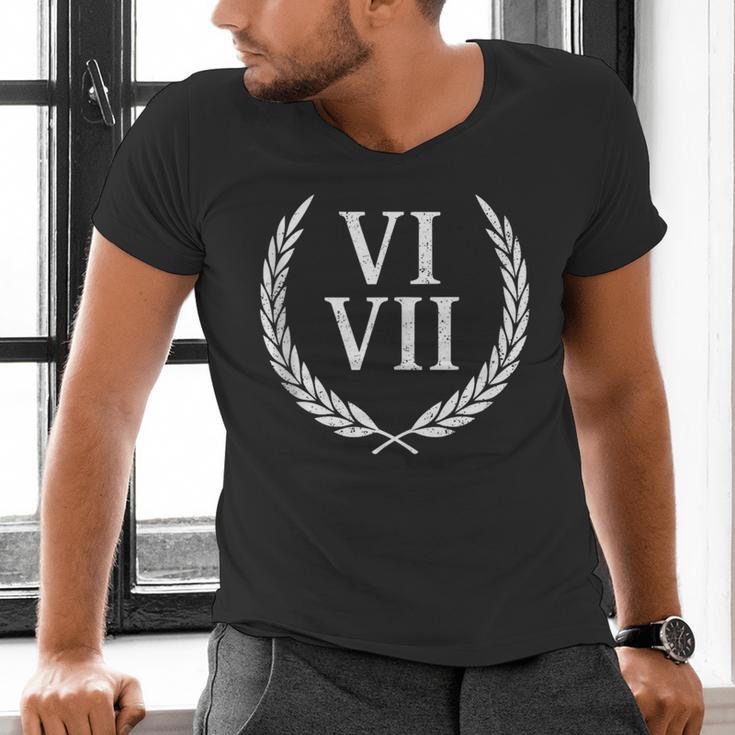 67 Roman Numerals Meme History Teacher Vintage History Men's V-Neck T-Shirt, History Teacher Shirts, gift for family, gift for coworker