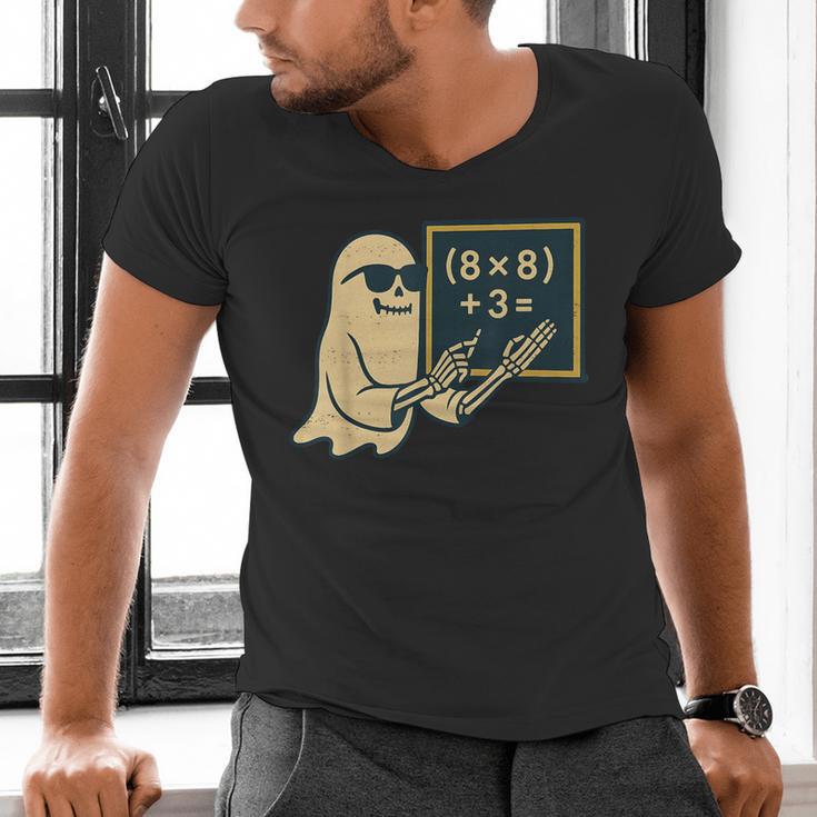 67 Teacher Halloween Skeleton Ghost Six Seven Meme Math Men's V-Neck T-Shirt, gift for family, gift for coworker 67 Teacher Halloween Skeleton Ghost Six Seven Meme Math Men's V-Neck T-Shirt, gift for family, gift for coworker