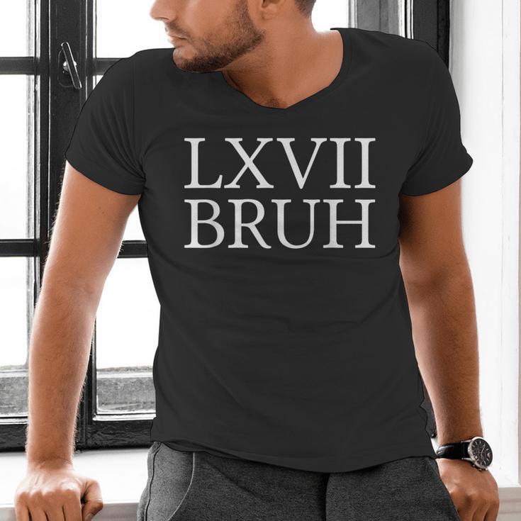 67 History Meme Six Seven Bruh History Teacher Men's V-Neck T-Shirt, History Teacher Shirts, gift for family, gift for coworker