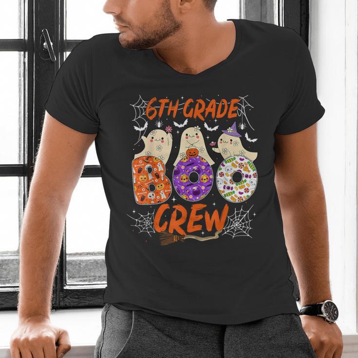 6th Grade Boo Crew Sixth Grade Halloween Teacher Kid Men's V-Neck T-Shirt, gift for family, gift for coworker 6th Grade Boo Crew Sixth Grade Halloween Teacher Kid Men's V-Neck T-Shirt, gift for family, gift for coworker