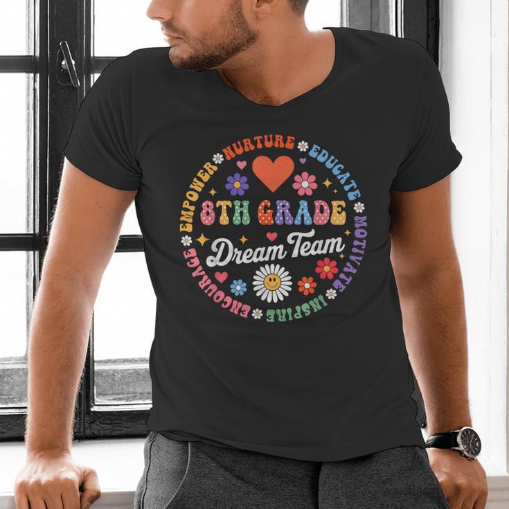 8th Grade Dream Team Eighth Grade Teacher Kid Back To School Men's V-Neck T-Shirt, gift for family, gift for coworker 8th Grade Dream Team Eighth Grade Teacher Kid Back To School Men's V-Neck T-Shirt, gift for family, gift for coworker