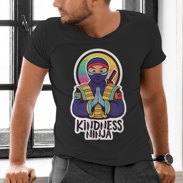 Anti Bullying Kindness Ninja School Teacher Student Men's V-Neck T-Shirt, gift for family, gift for coworker Anti Bullying Kindness Ninja School Teacher Student Men's V-Neck T-Shirt, gift for family, gift for coworker