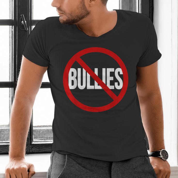 Anti Bullying No Bullies School Teacher Student Kindness Men's V-Neck T-Shirt, gift for family, gift for coworker