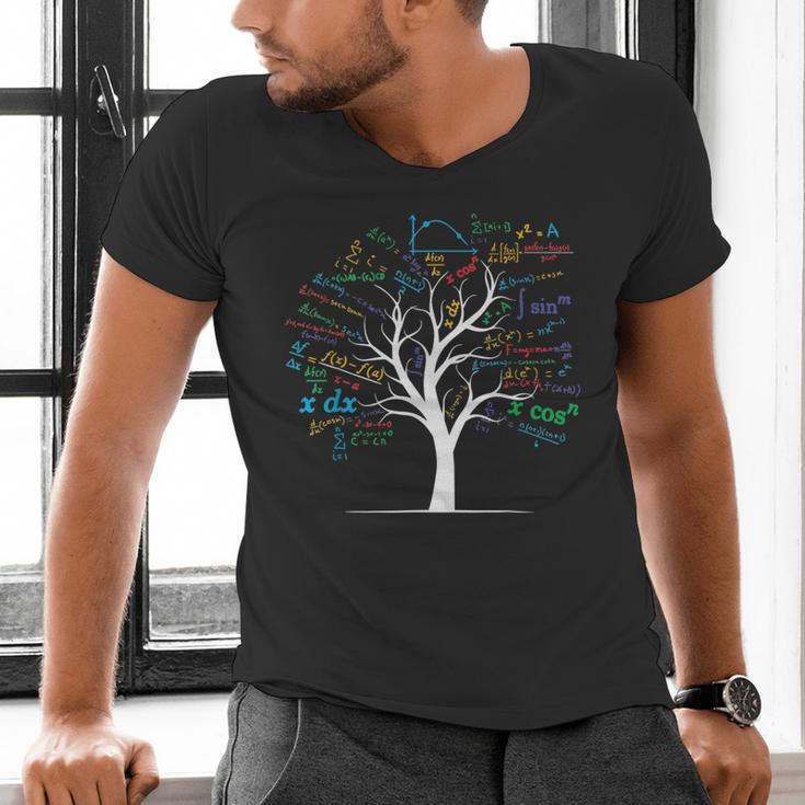 AP Calculus Algebra Tree Math Teacher Nerd Geek Men's V-Neck T-Shirt, gift for family, gift for coworker