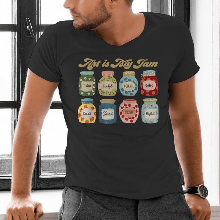 Art Is My Jam Art Teacher Specials Team Steam Teacher Men's V-Neck T-Shirt, gift for family, gift for coworker Art Is My Jam Art Teacher Specials Team Steam Teacher Men's V-Neck T-Shirt, gift for family, gift for coworker